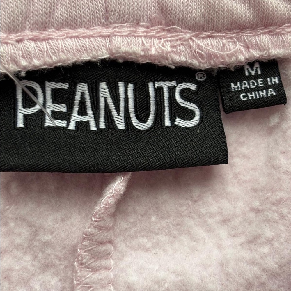 Peanuts Snoopy Graphic Jogger Sweatpants Pink Size M New Without Tags - Picture 4 of 5